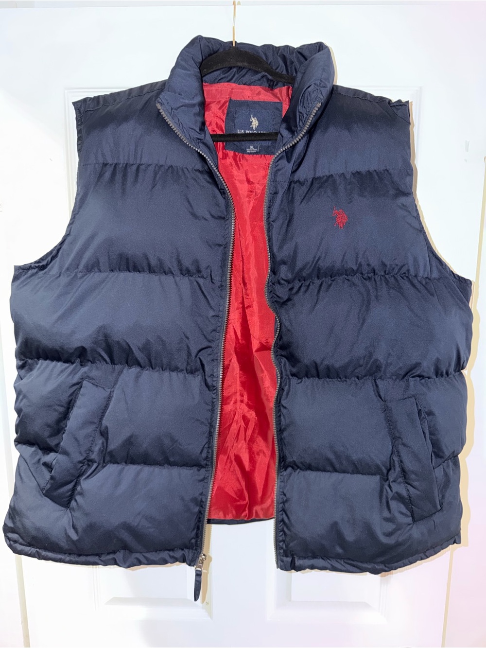 U.S. Polo Assn. Navy Jacket with Red Lining